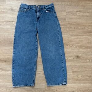Levi's Mid Wash Baggy Dad Jeans